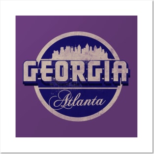 Georgia Atlanta Vintage Posters and Art